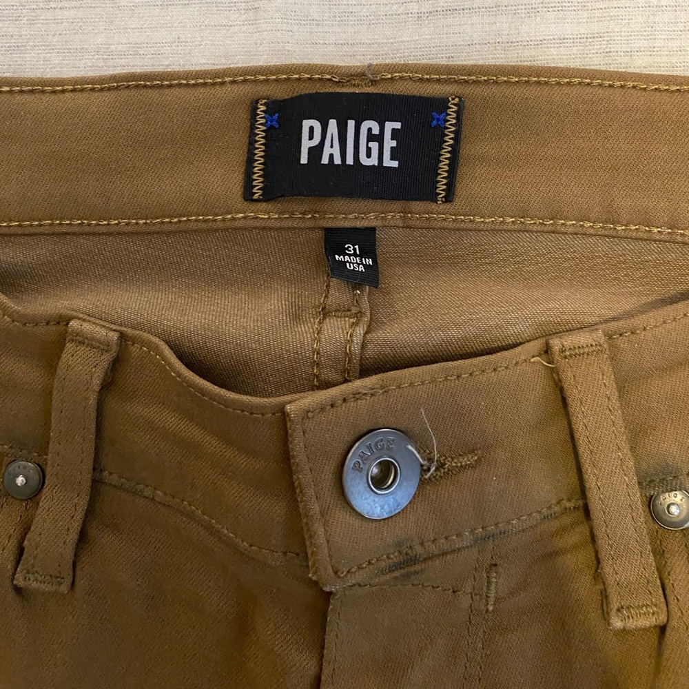 Men’s Paige Denim Dark Brown Pants.